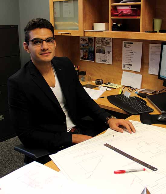 Keyman Asefi worked in Malaysia designing big scale development projects. Asefi arrived at Mercyhurst to expand the minds of his students.