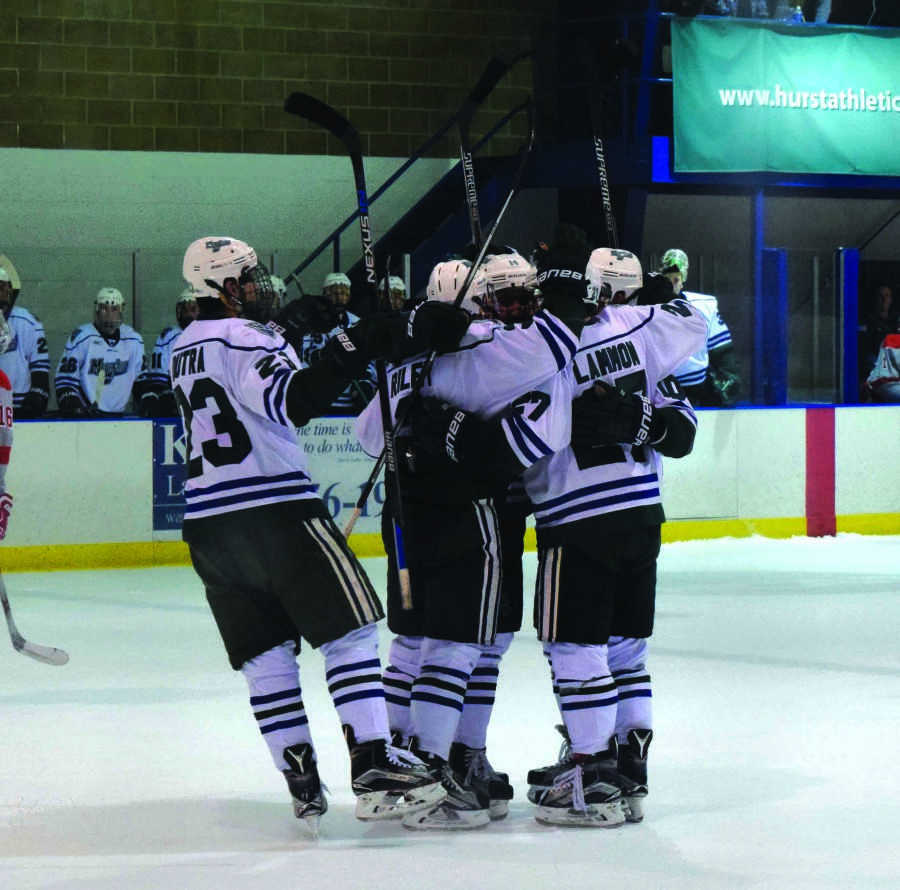 Mercyhurst+got+on+the+scoreboard+first+in+their+3-2+win+over+Sacred+Heart+on+Friday+with+a+goal+by+freshman+Josh+Lammon.