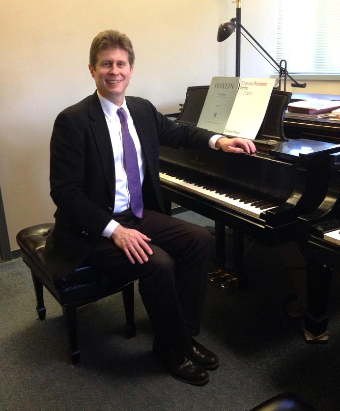 Nathan Hess, D.M.A, chair of the Music Department and assistant professor of Piano.