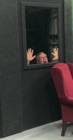 Late one production night, Welch locked himself in the sound booth to take advantage of its soundproof qualities. 
