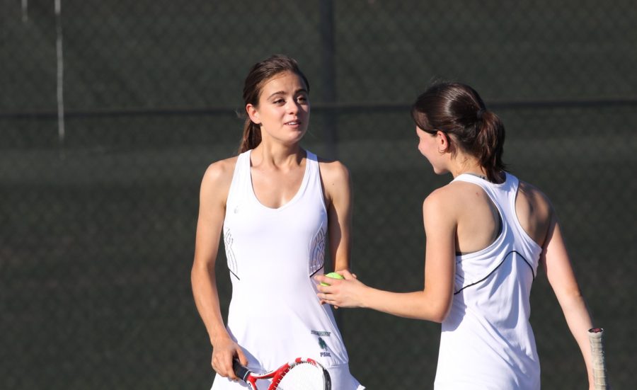 Annie Bach and Saioa Gomez de Segura, ITA champions for doubles, are competing for the PSAC championships