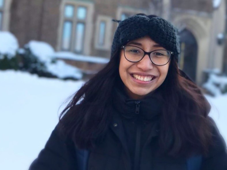 Dayana Moncada, who is from Honduras, is a senior double major in Fashion Merchandising and Political Science, concentrating in International Relations.
