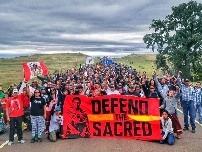 Protests+over+the+Dakota+Access+Pipeline+have+spread+throughout+the+nation+as+Americans+rally+together+to+defend+sacred+land+as+well+as+the+environment.