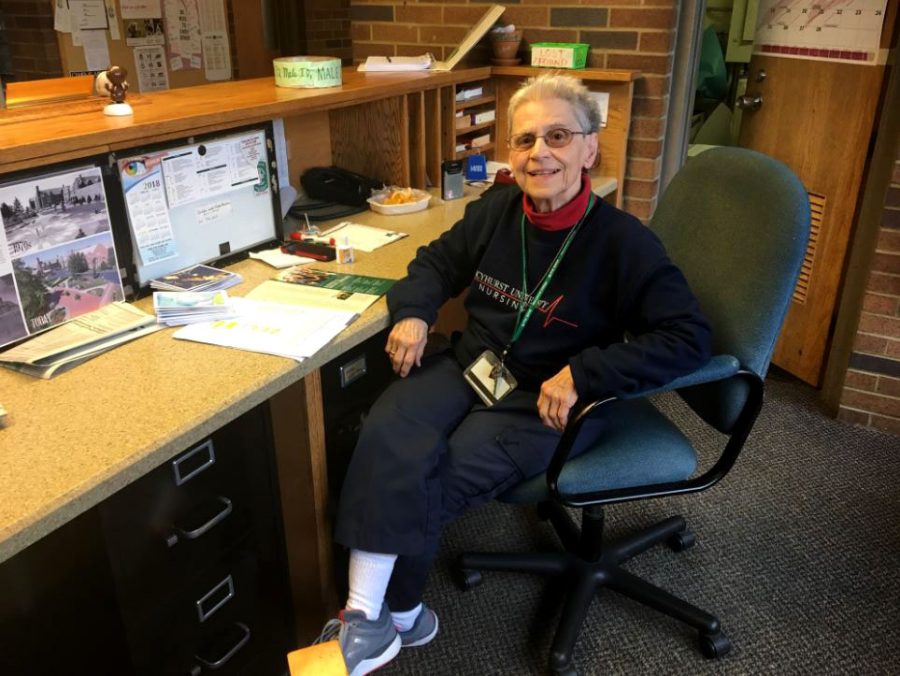 Sister Mary Paul Carioty, the beloved Baldwin desk clerk, will be honored along with Amy Danzer during Women’s History Month.