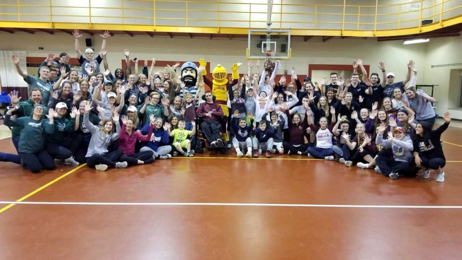 Student athletes from Mercyhurst and Gannon raised money for the Make-A-Wish Foundation. Events included dodge ball, a tug-of-war, backyard games, doughnut eating and more. 