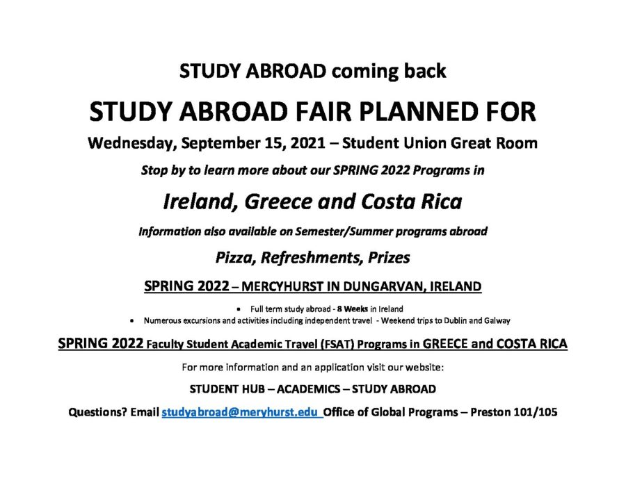 Study Abroad program to resume