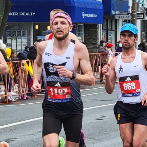 Cross Country coach finishes among top in Boston Marathon