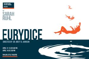 Contributed photo: Students prepare to stun audiences on campus this weekend with their production of “Eurydice.” Complete with the use of running water, fire and a set that is a masterpiece in itself, “Eurydice” will have audiences begging for more from the new theatre program.