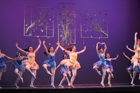Sarah Hlusko photo: Mercyhurst dancers give their all during a performance of 