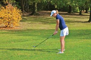 Salina Bowe photo: Junior Gaelin Carrig led the Lakers as she finished her match at third overall by shooting 78 and 80 in her two rounds.