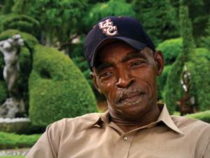 Usw.org photo: Pearl Fryar began making topiary art in his front lawn after being subject to racial discrimination.