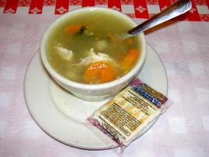 Homemade wedding soup from Pio's is perfect for Erie's cold, rainy days.