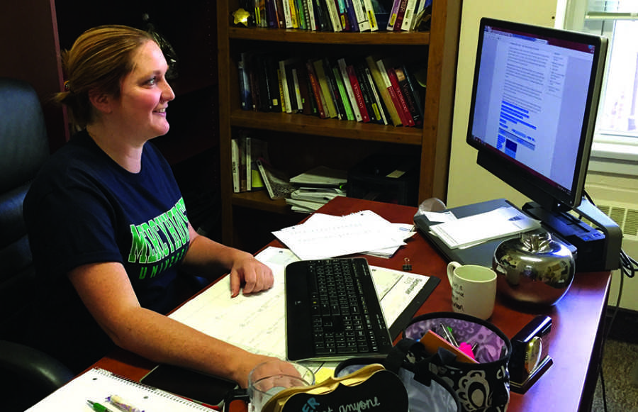 EmmaLeigh Kirchner has so far been delighted with the student body and the rest of the Mercyhurst community.