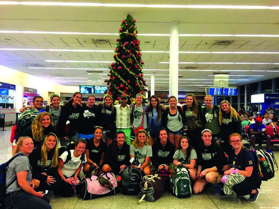 The field hockey team traveled to Argentina to play against some of the country’s top teams and explore the culture.