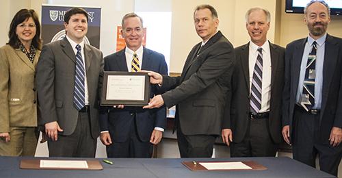 Mercyhurst and Syracuse signed the agreement on the morning of March 15. 