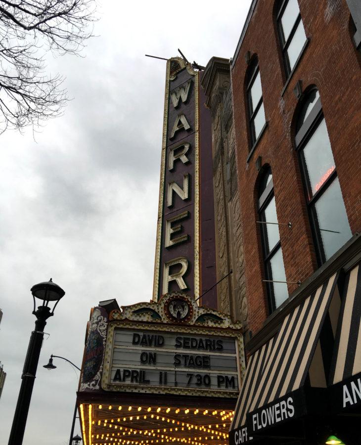 A photo of the Warner Theatre in which the Mercyhurst Concert Choir will join the Erie Philharmonic. 