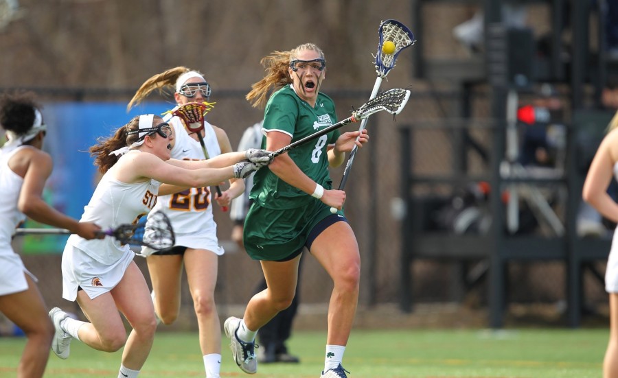 Kristin+Anderson+%288%29+is+tied+for+second+nationally+with+67+draw-controls.+She+scored+five+goals+against+Shippensburg.