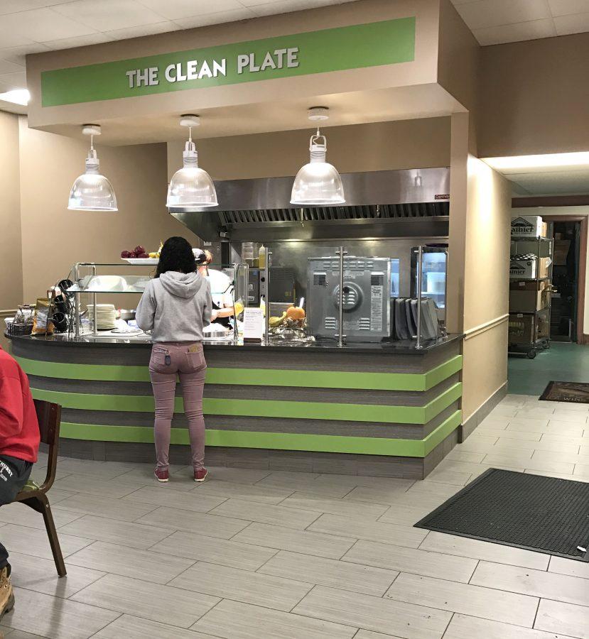 Students are able to order allergen-free food at the Clean Plate in the Grotto Commons dining hall.