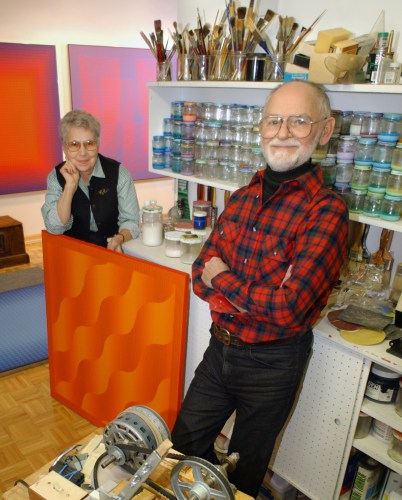 Barbara and Julian Stanczk’s artwork will be showcased in the Cummings Art Gallery. 