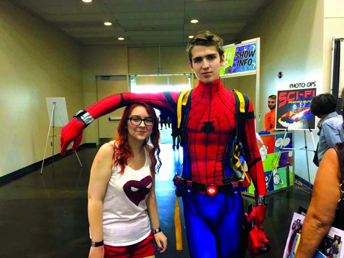 Brooke Bathchelder and Shane Denial attended ComiCon Erie and represented their love of superheroes, especially Spiderman.