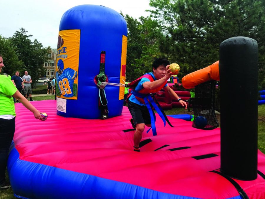 Hurst day was a roaring success, with a scavenger hunt, inflatable games and food.