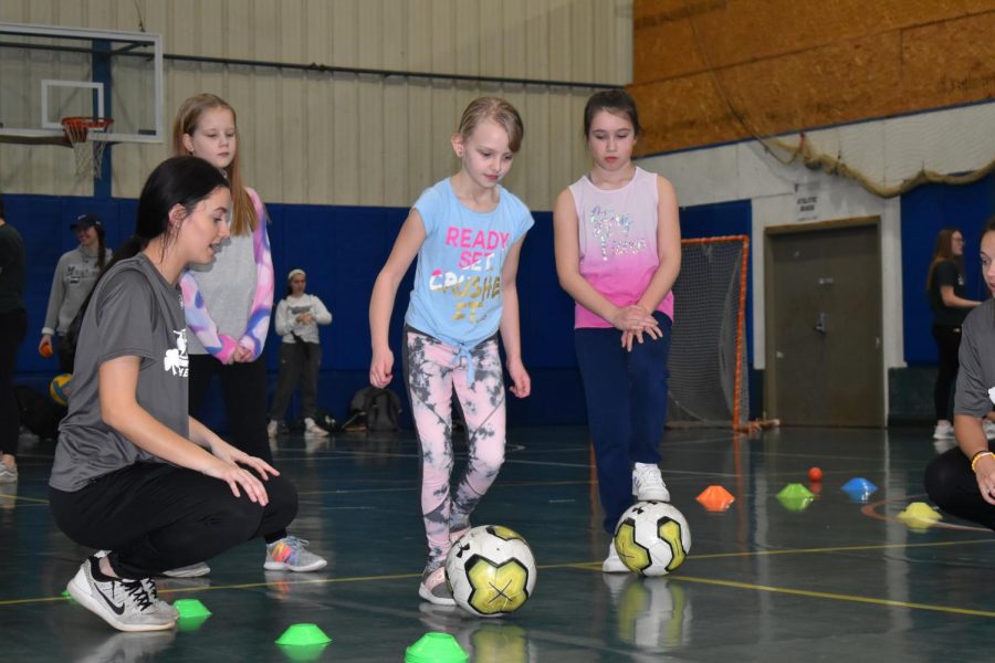 Young athletes participate in Women and Girls in Sports Day