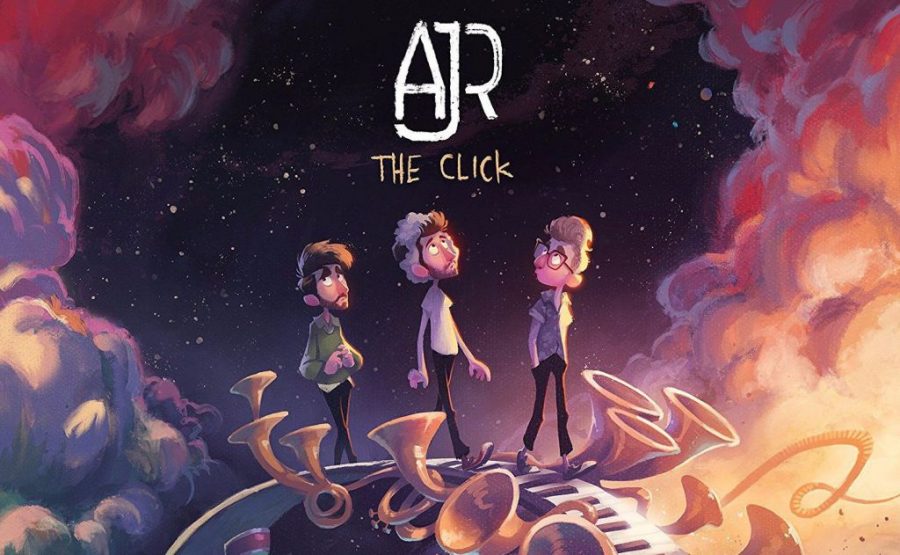 AJR album cover of their second album, “The Click.